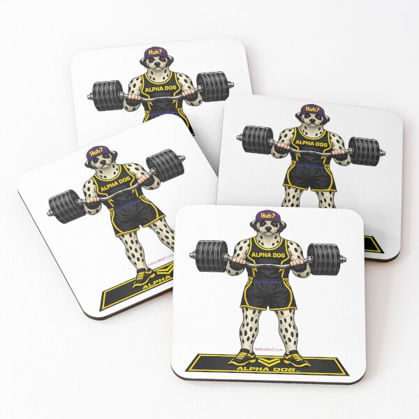 Item preview, Dalmatian Alpha Dog Crushes Olympic Ez-Curl designed and sold by TattedWolf.