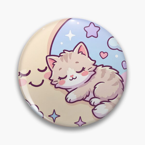 Item preview, Sleepy Moon Kitten designed and sold by Tharaazu.