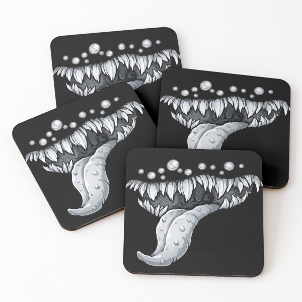 Item preview, Monstrous Maw - Gray Edition | Creepy Horror Monster Teeth designed and sold by LogicLoop.