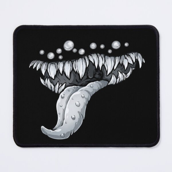 Item preview, Monstrous Maw - Gray Edition | Creepy Horror Monster Teeth designed and sold by LogicLoop.