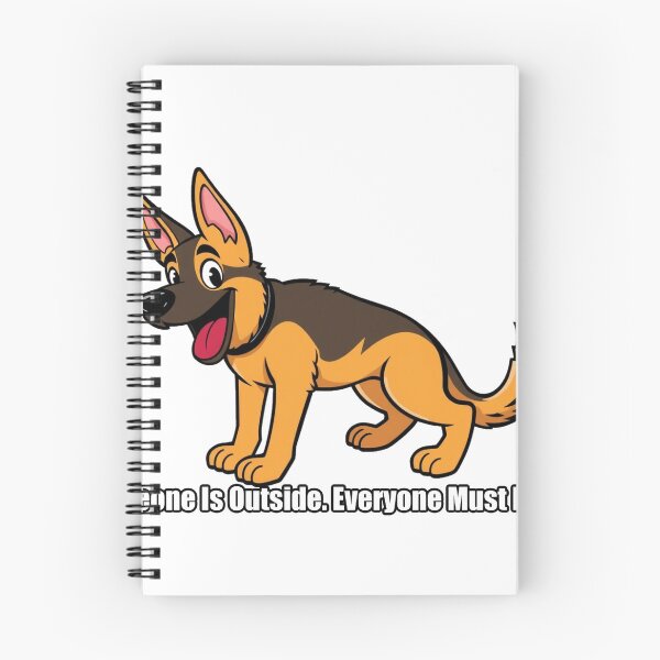Item preview, German Shepherd Sticker - Someone Is Outside - Funny GSD Gift designed and sold by pawdrops.