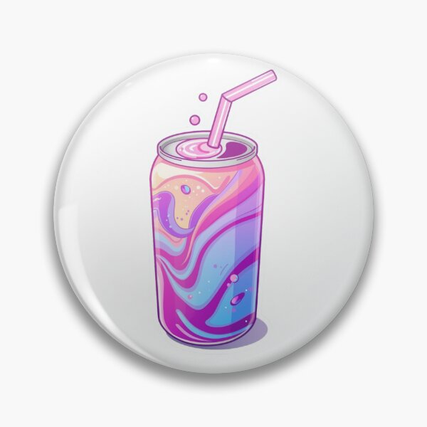 Item preview, ​Kawaii Aesthetic Vaporwave Soda Can Sticker designed and sold by NinaVibeStudio.