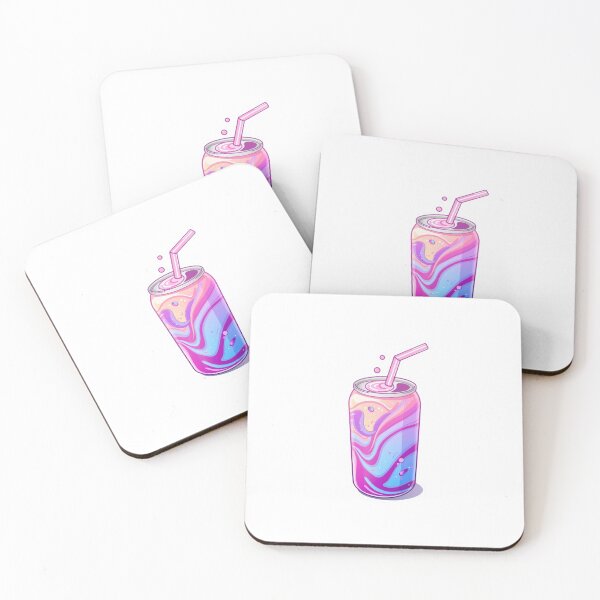 Item preview, ​Kawaii Aesthetic Vaporwave Soda Can Sticker designed and sold by NinaVibeStudio.