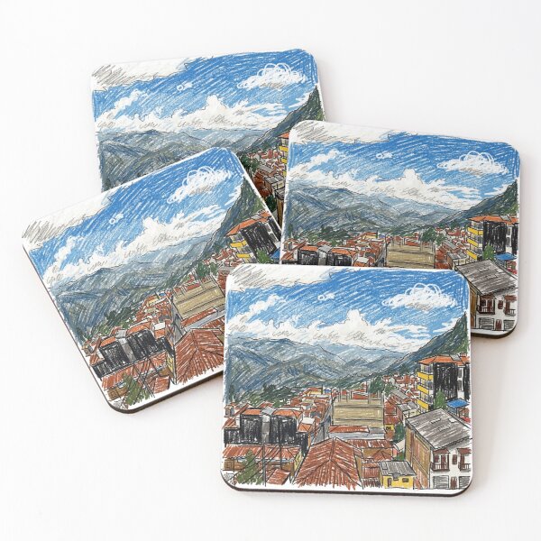 Item preview, Nestled among mountains, the village designed and sold by CristianCEB.