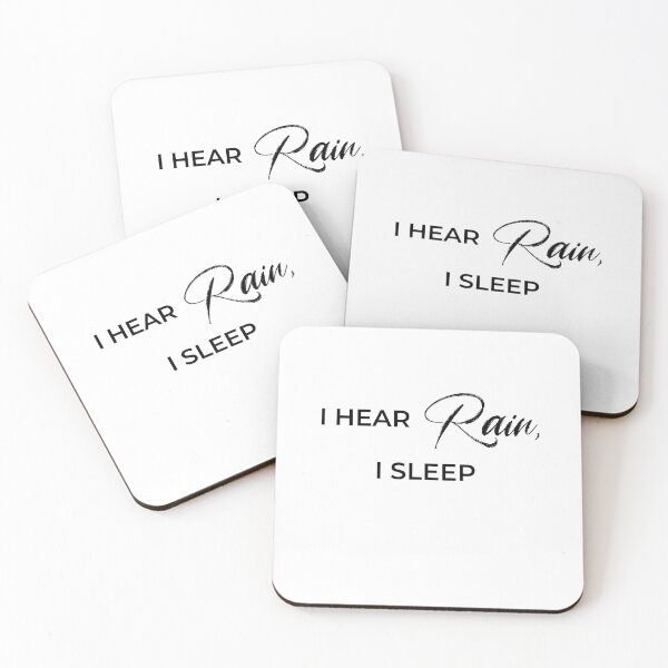 Item preview, I Hear Rain I Sleep designed and sold by After Midnight Studio.