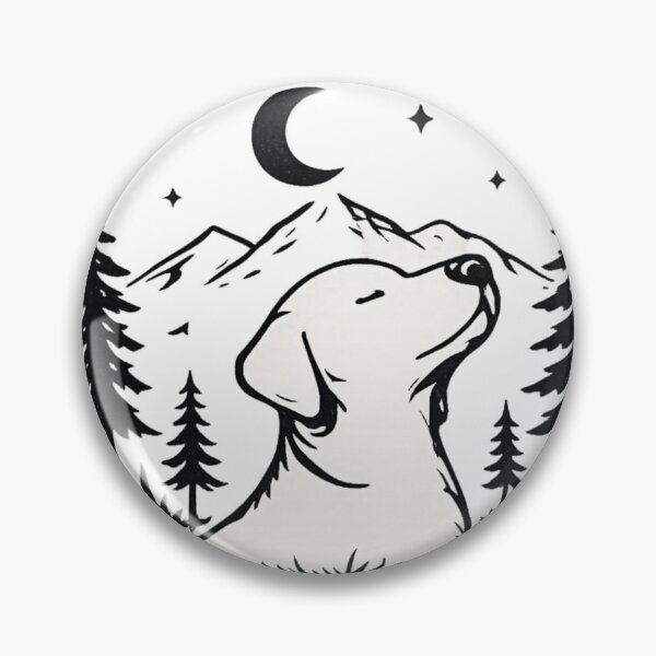 Item preview, Lost in My Dog's Love – Minimalist Mountain Dog Line Art | Dog Lover Gift designed and sold by AMIR PRO .