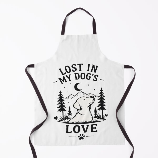 Item preview, Lost in My Dog's Love – Minimalist Mountain Dog Line Art | Dog Lover Gift designed and sold by AMIR PRO .