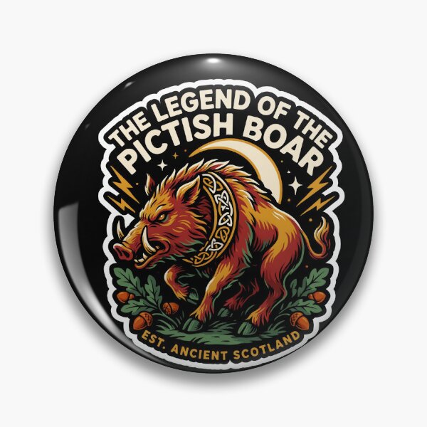 Item preview, The Legend of the Pictish Boar designed and sold by InkRebelia.