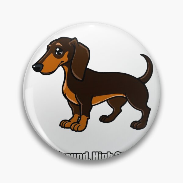 Item preview, Dachshund Sticker - Low To Ground High Standards - Funny Dachshund Gift designed and sold by pawdrops.