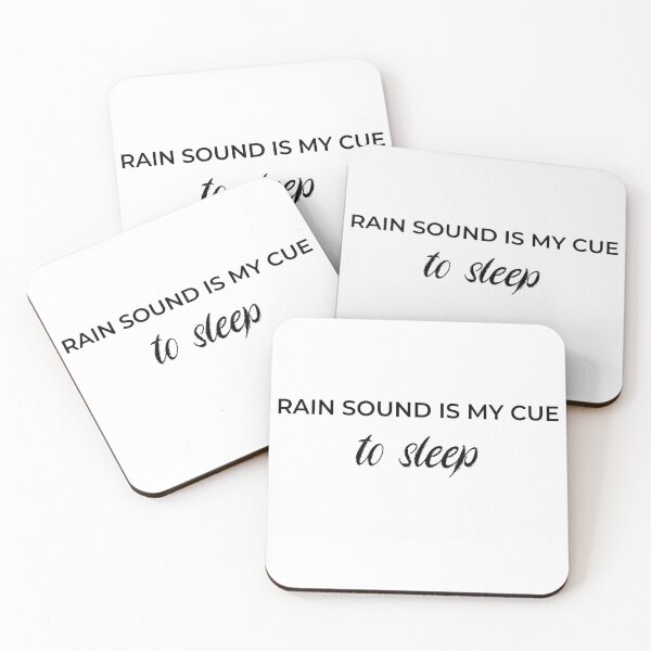 Item preview, Rain Is My Cue To Sleep designed and sold by After Midnight Studio.