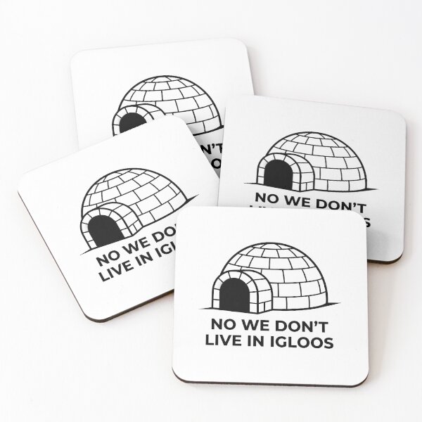 Item preview, No We Dont Live In Igloos Funny Canadian Sarcasm Graphic designed and sold by Murvel-Ink.