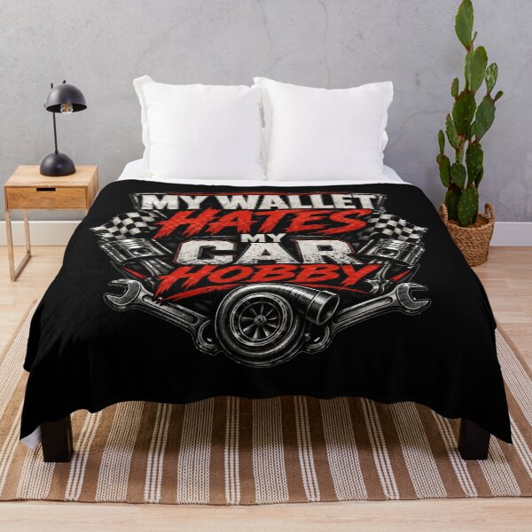 Item preview, My Wallet Hates My Car Hobby – Funny Car Guy Mechanic Shirt designed and sold by Wild Horizon Studio.