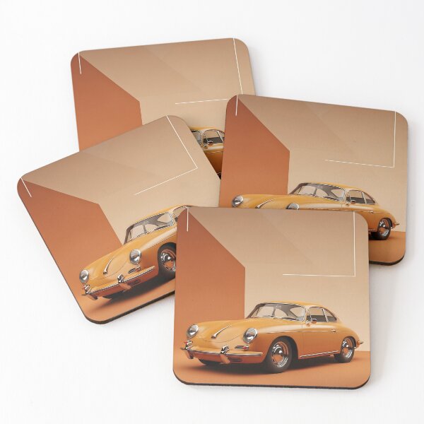 Item preview, Porsche 356 Art Poster Orange Studio designed and sold by Motorline44.