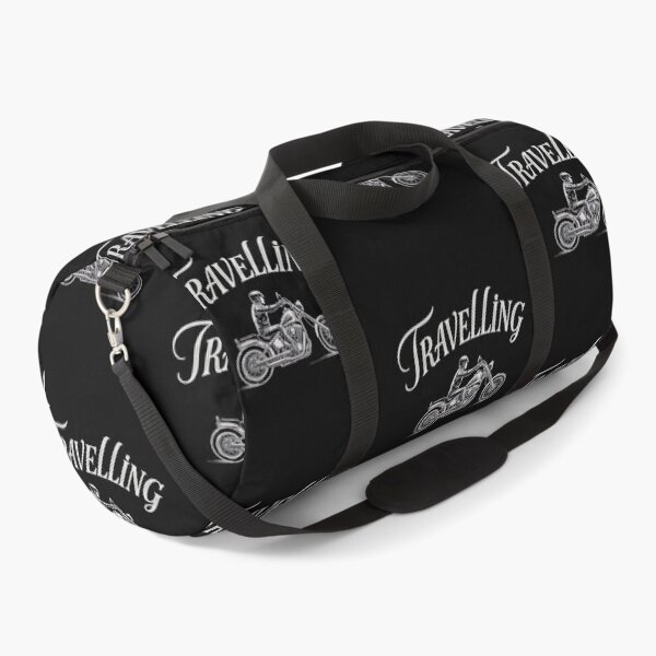 Item preview, Travelling Vintage Chopper Motorcycle Arched Text designed and sold by Cern Design.