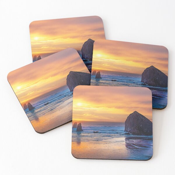 Item preview, Haystack Rock Sunset, Cannon Beach OR designed and sold by Kay Brewer.