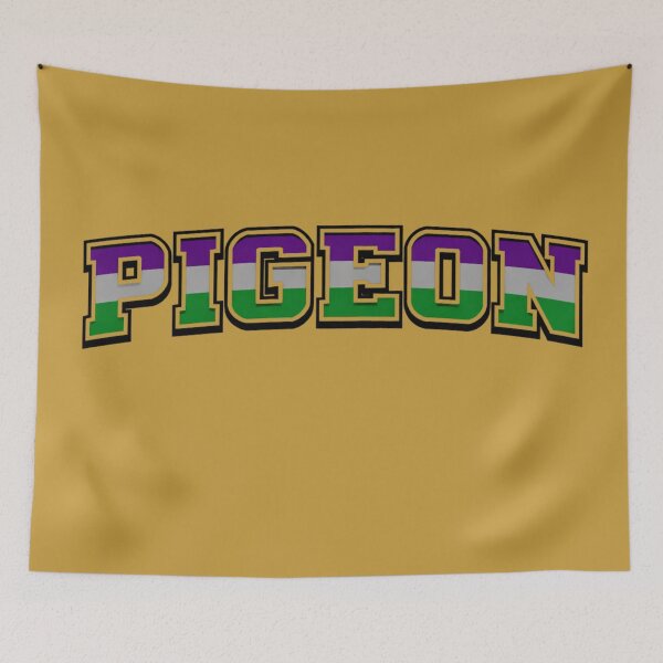 Item preview, Pigeon Pride Varsity Lettering designed and sold by azule1.
