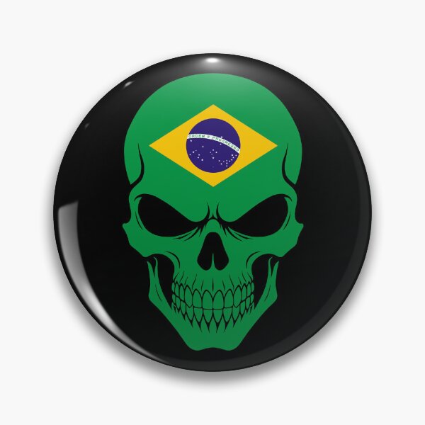 Item preview, Brazil Skull Flag designed and sold by JeffBartels.