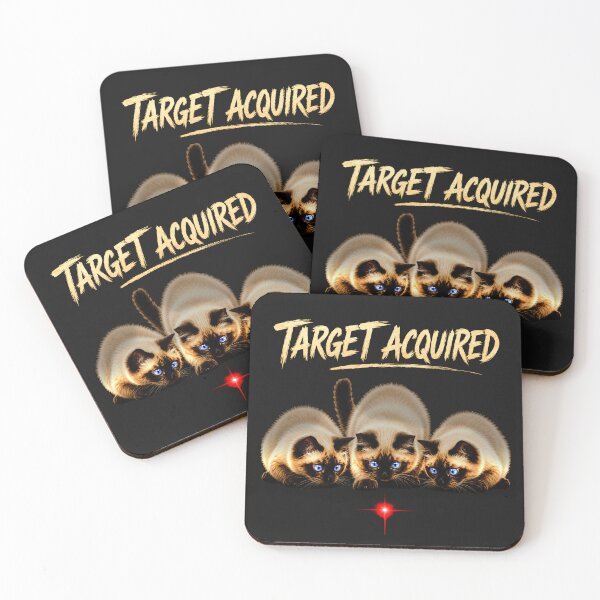 Item preview, TARGET ACQUIRED — Feline Tactical Response Team designed and sold by Sanctum Icons.