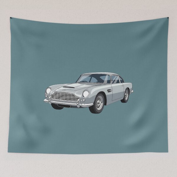 Item preview, Aston Martin DB5 Auto Clásico de Lujo Ilustración Minimal Vintage designed and sold by Motorline44.