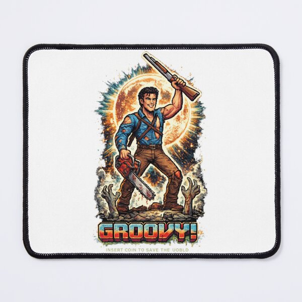 Item preview, Groovy Retro Arcade Horror Mashup Tee designed and sold by CerealBoxInk.