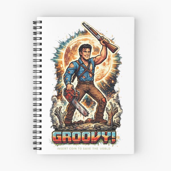 Item preview, Groovy Retro Arcade Horror Mashup Tee designed and sold by CerealBoxInk.