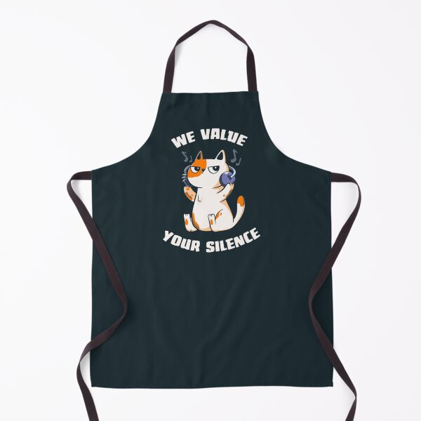 Item preview, We Value Your Silence Cat designed and sold by Tobe Fonseca®.