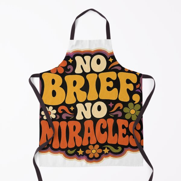 Item preview, No Brief. No Miracles. | Funny Creative Agency & Designer Funky Design designed and sold by Eric Sintès.