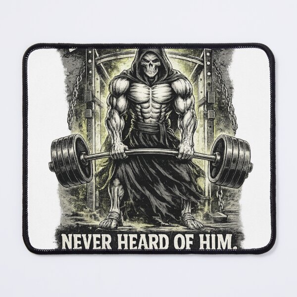 Item preview, Rest Day Never Heard Of Him Grim Reaper Gym designed and sold by Digistore1221.