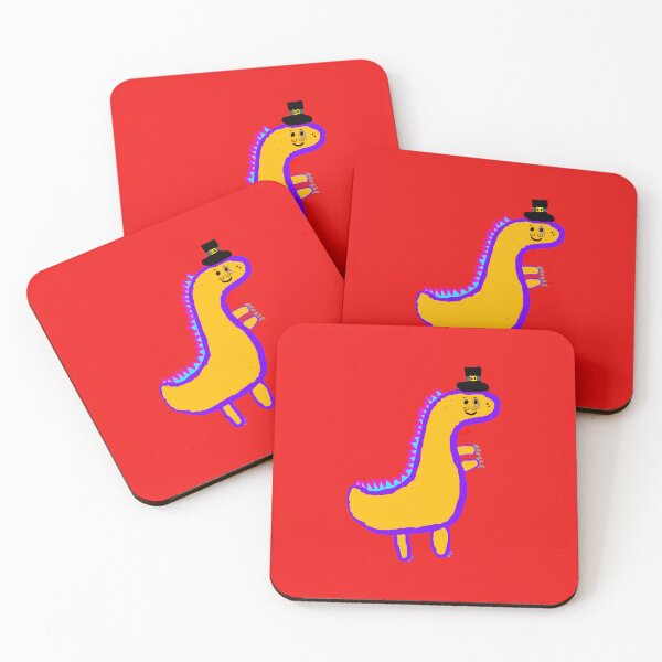 Item preview, Happy Little French Dinosaur designed and sold by Livia Bonola.
