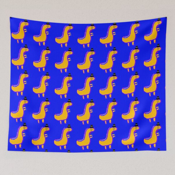 Item preview, Happy Little French Dinosaur designed and sold by Livia Bonola.