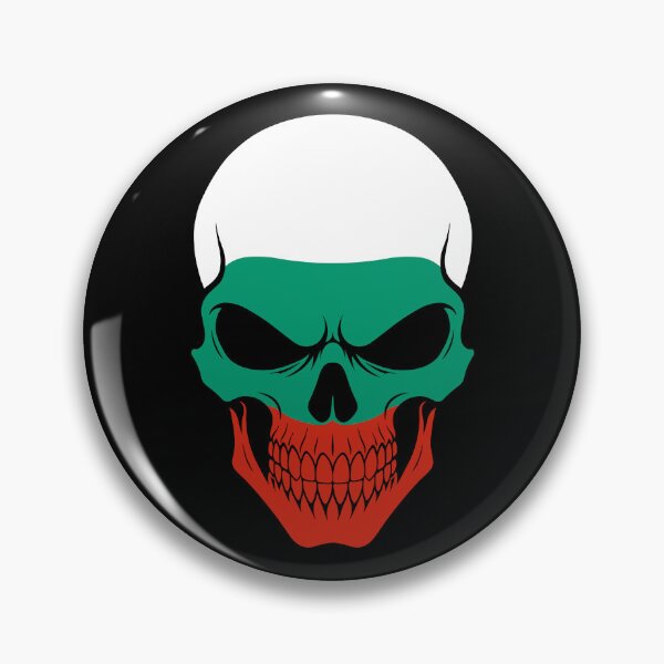 Item preview, Bulgaria Skull Flag designed and sold by JeffBartels.
