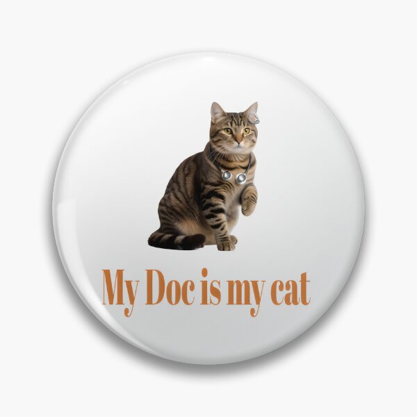 Item preview, My doc is my cat! designed and sold by ParadoxParadox.