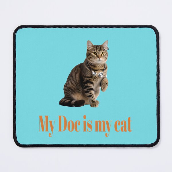 Item preview, My doc is my cat! designed and sold by ParadoxParadox.