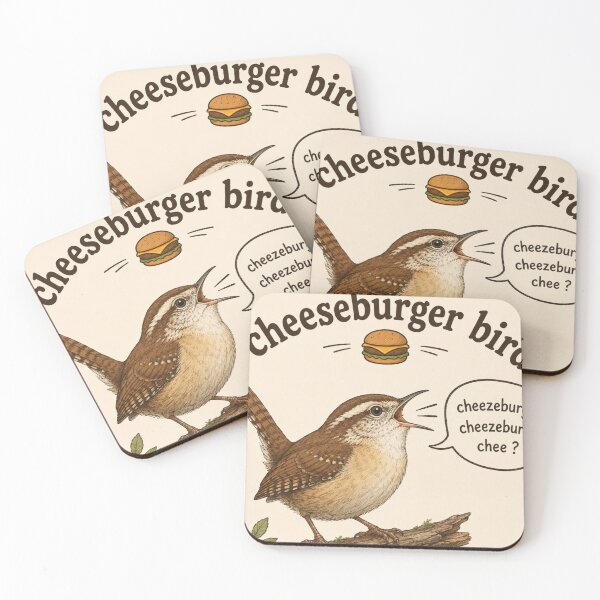 Item preview, Caroline Wren, the cheeseburger bird. designed and sold by Rustys-Signs.
