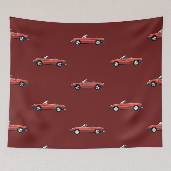 Item preview, Alfa Romeo Spider Convertible Poster – Italian Classic Car Gift designed and sold by Motorline44.