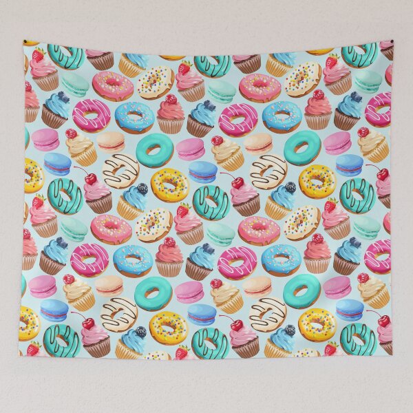Item preview, Colorful Retro Donuts & Desserts designed and sold by newburyboutique.