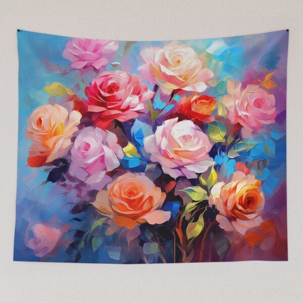 Item preview, Storybook Magical Roses Fairytale-Style Bouquet Digital Art  designed and sold by DEC02.
