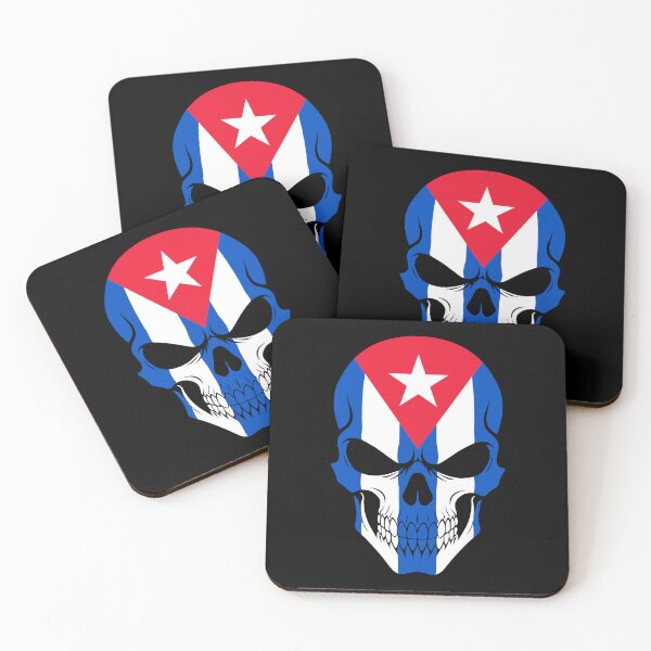 Item preview, Cuba Skull Flag designed and sold by JeffBartels.