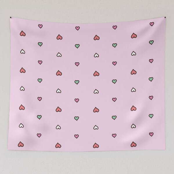 Item preview, Cute hearts half drop pattern mjoylawson designed and sold by mjoylawson.au.
