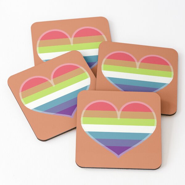Item preview, Gay Rainbow Saturated Pride Heart [Orange Edition] designed and sold by Roxzania.