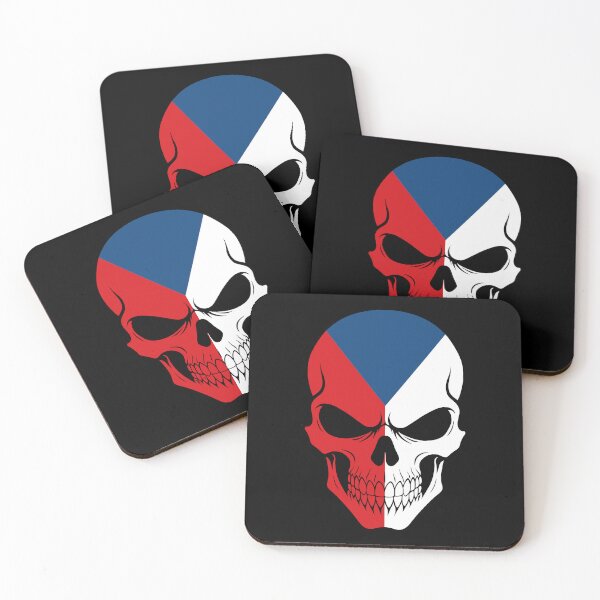 Item preview, Czech Republic Skull Flag designed and sold by JeffBartels.