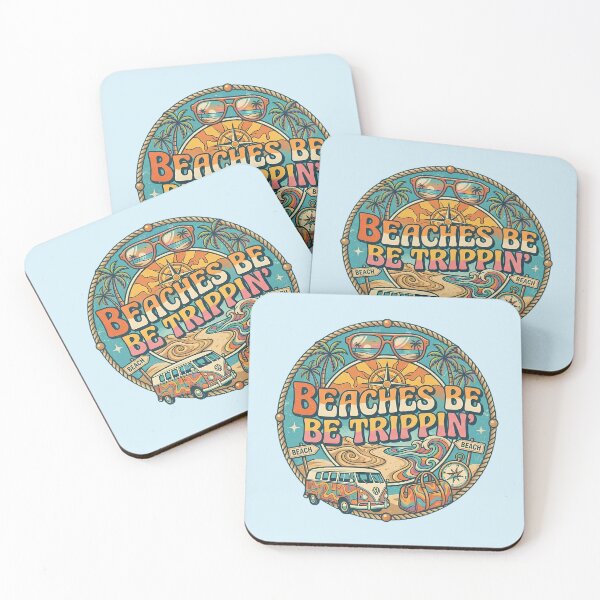 Item preview, Beaches Be Trippin Circle designed and sold by RahniNM.