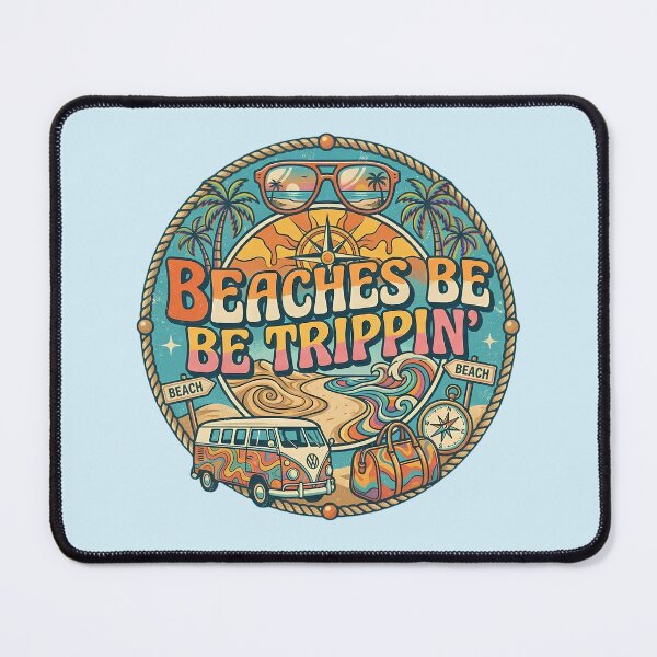 Item preview, Beaches Be Trippin Circle designed and sold by RahniNM.