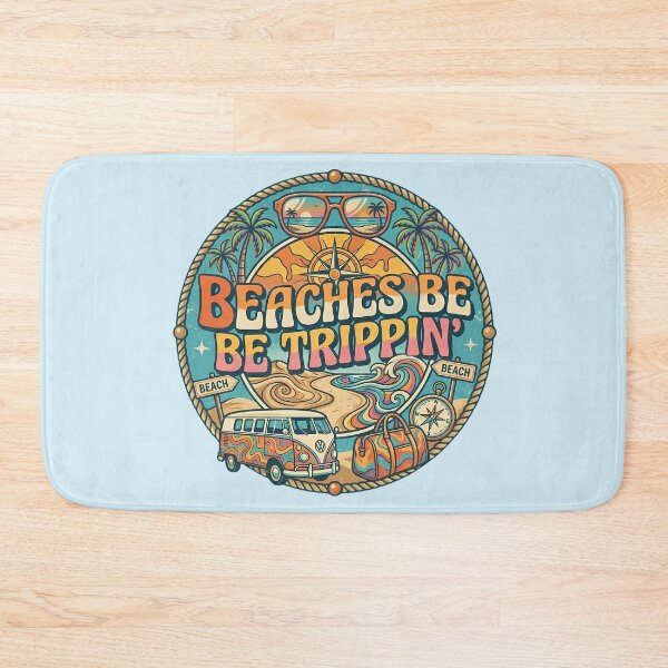 Item preview, Beaches Be Trippin Circle designed and sold by RahniNM.