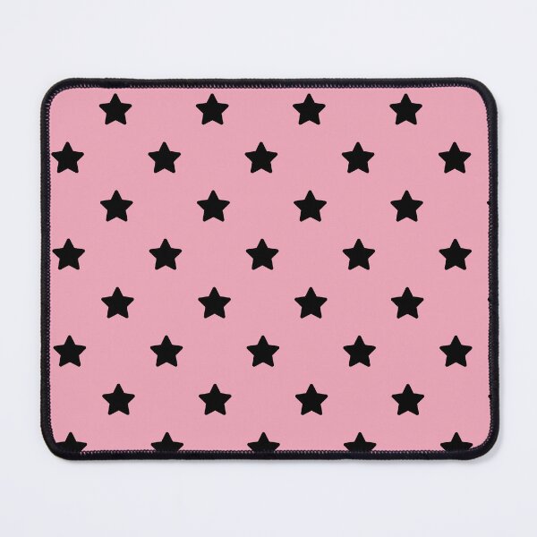Item preview, Black Stars on Pink Pattern | Y2K Pink and Black Starry Print | Retro 90s Star Pattern | Preppy Pink and Black Stars | Preppy Blackpink Starry Pattern designed and sold by VivaFy.