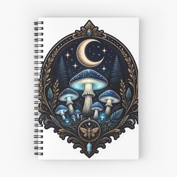 Item preview, Midnight Mushroom Society Forest Emblem designed and sold by StickyGuys.
