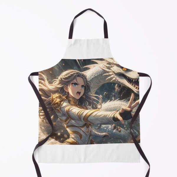 Item preview, Warrior of Light and the White Dragon designed and sold by rimi369.