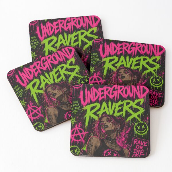 Item preview, Underground Ravers – Graphic Punk Rave Design designed and sold by UndergroundRavers.
