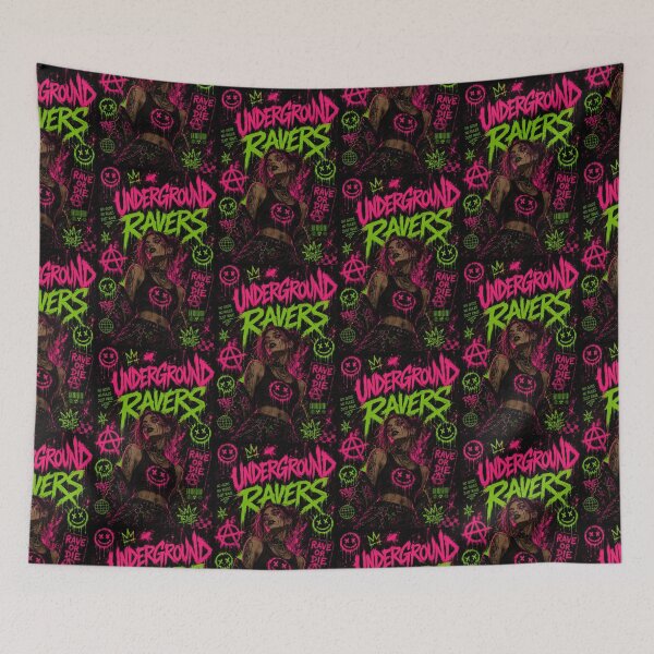 Item preview, Underground Ravers – Graphic Punk Rave Design designed and sold by UndergroundRavers.