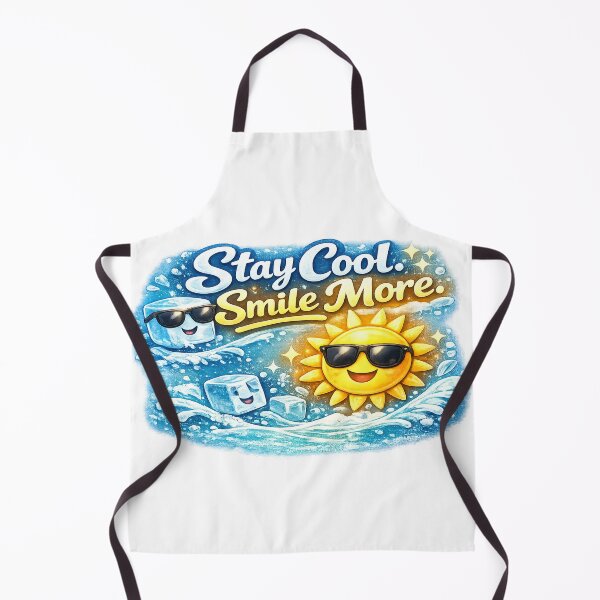 Item preview, Stay Cool Smile More Summer Ice Cube & Sun Cute Funny Sticker designed and sold by sosservice.